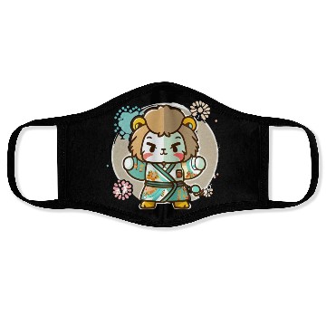 Discover Lion kimono Face Masks