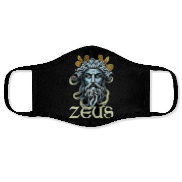 Discover Greek God Zeus Greece Ancient Mythology Face Masks