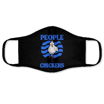 Discover Chickens Chicken Farm Farmer Face Masks