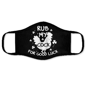 Discover rub my cock for good luck Face Masks