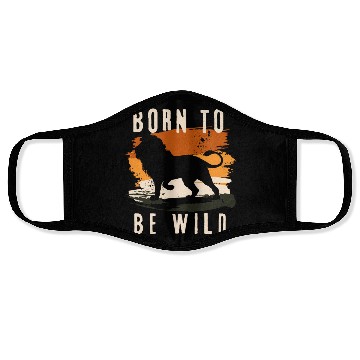 Discover Born to be wild Lion Animal Face Masks