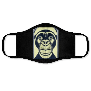 Discover Wise Monkey & jungle king Face Masks
