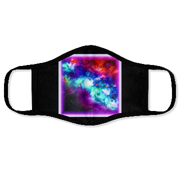 Discover Nebula Stars Digital Art Design. Buy Now Face Masks