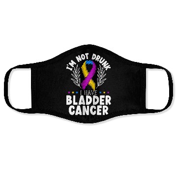 Discover Bladder Cancer Warrior Bladder Cancer Awareness Face Masks