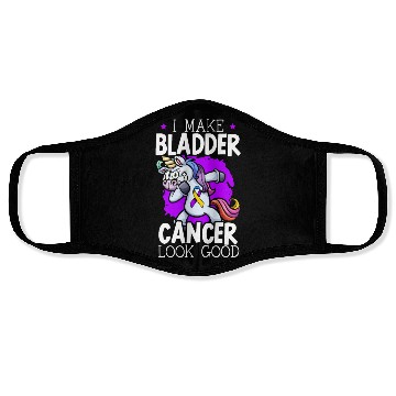 Discover Bladder Cancer Warrior Bladder Cancer Awareness Face Masks