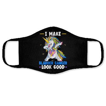 Discover Bladder Cancer Warrior Bladder Cancer Awareness Face Masks
