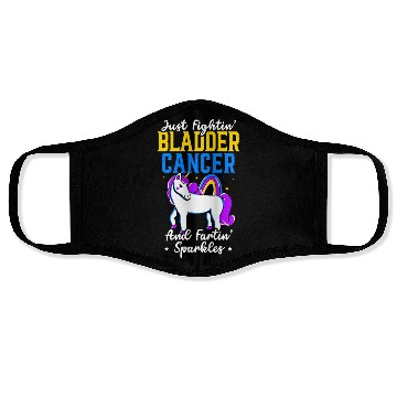 Discover Bladder Cancer Warrior Bladder Cancer Awareness Face Masks