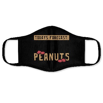 Discover Today's Forecast 100% Chance Of Avoiding Peanuts Face Masks