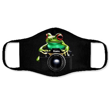 Discover Frog Photographer Face Masks