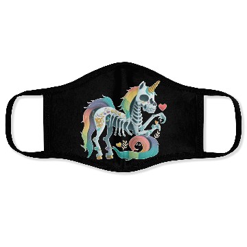 Discover Unicorn Skeleton Face Masks