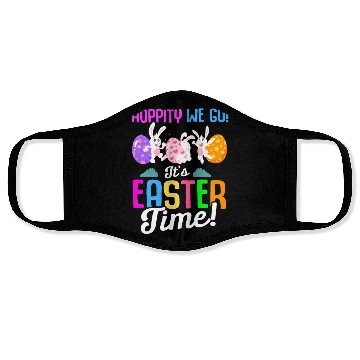 Discover Easter Rabbit Easter Bunny Flowers Eggs Face Masks