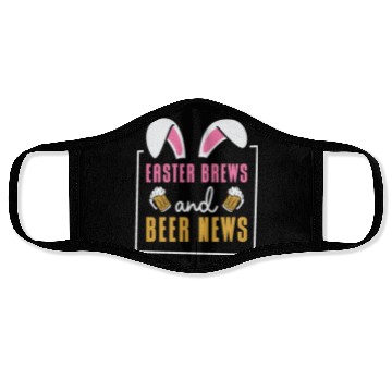 Discover Easter Bunnies Beer Drinking Holiday Rabbit Face Masks