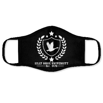 Discover Silly Goose University Established 1576 Goose Face Masks