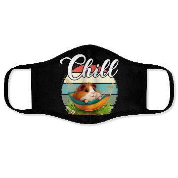 Discover Guinea Pig Chill Relaxing for a Guinea pig Lover Face Masks