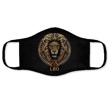 Discover Leo Zodiac Astrology Symbol Lion Constellation Face Masks