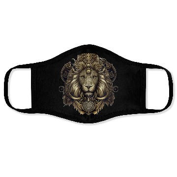 Discover Leo Ornate Lion Head Detailed Astrology Leo Zodiac Face Masks
