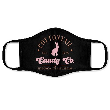 Discover Cotton Tail Candy Company Face Masks