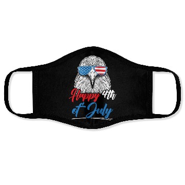 Discover Patriotic America USA Flag 4th Of July America Face Masks