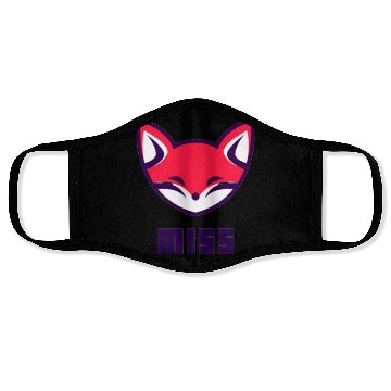 Discover The snoring fox Face Masks