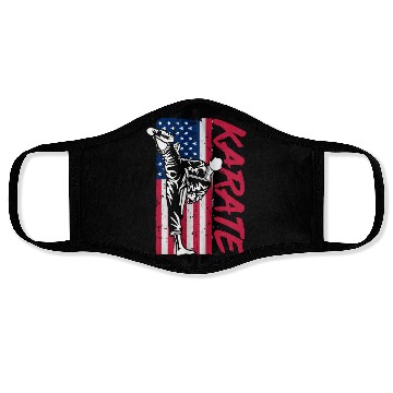 Discover Karate Usa Face Masks