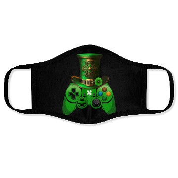 Discover St Patricks Day Video Game Face Masks | Gamer Leprechau