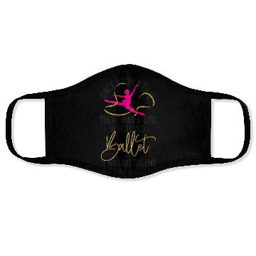 Discover Ballet Dancer Dance Girl Ballerina Face Masks
