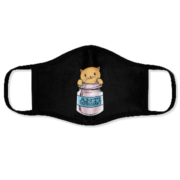 Discover Antidepressant Kitten Medicine Cat Owner Face Masks