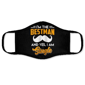 Discover Best Man Single Man Best Man Face Masks
