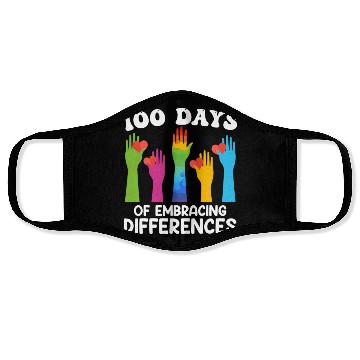 Discover 100 Days of Embracing Differences Face Masks