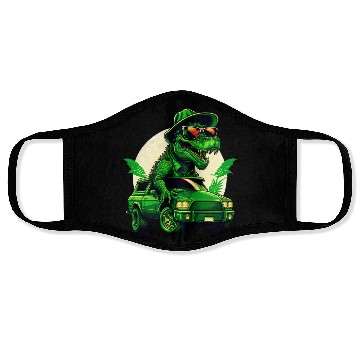 Discover St Patricks Day Dinosaur Monster Truck Trex Face Masks