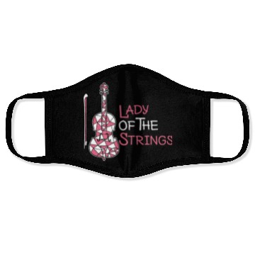 Discover Violin Violinist Lady Face Masks
