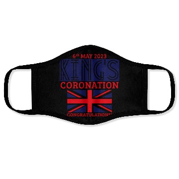 Discover King’s Coronation, 6th May 2023 Congratulations, N Face Masks
