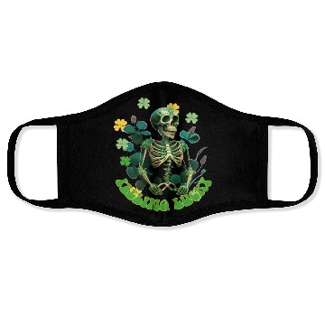 Discover feeling lucky Face Masks