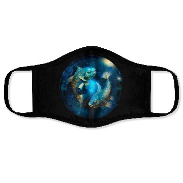 Discover Pisces zodiac sign Face Masks