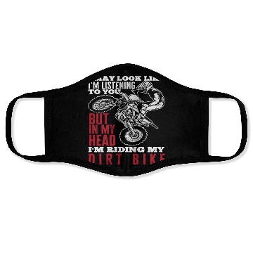 Discover Motocross Hobby Face Masks