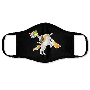 Discover Ninja Cat Unicorn Face Masks