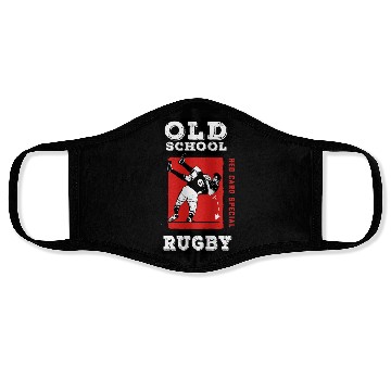 Discover Old School Rugby Red Card Special Face Masks