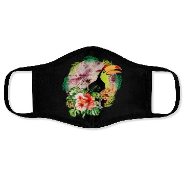 Discover Toucan's Magic - Tropical Bird Witchcraft Face Masks