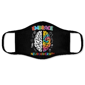 Discover Autism Embrace Neurodiversity Autistics Face Masks