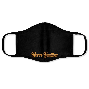 Discover Funny Equestrian Horse Vaulting Wife Face Masks