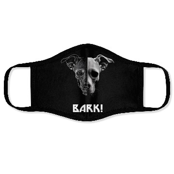 Discover Bark! Dog Skull, Skully Doggy, Heavy Metal Dog Face Masks