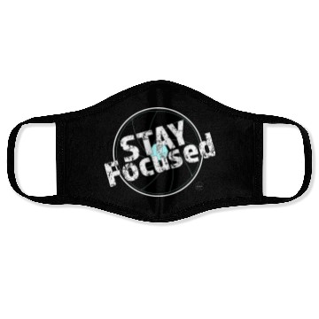 Discover Stay Focused Photography Merch Face Masks