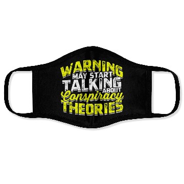 Discover Conspiracy Theorist Theory Science Fiction Face Masks