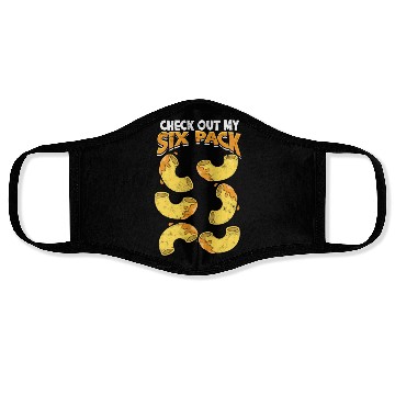 Discover Mac N' Cheese Taster Pasta Food Macaroni Face Masks