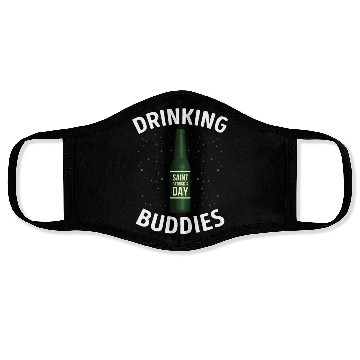 Discover Drinking Buddies Saint Patricks Day Face Masks