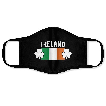Discover Ireland Flag Face Masks