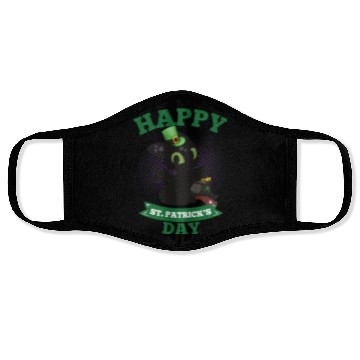 Discover Happy St Patricks Day Toothless Face Masks