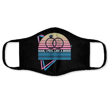 Discover Funny Bride Bridal Party Bridal Shower Face Masks