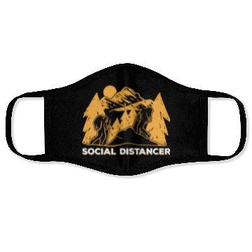 Discover Social Distancer Hiking Face Masks