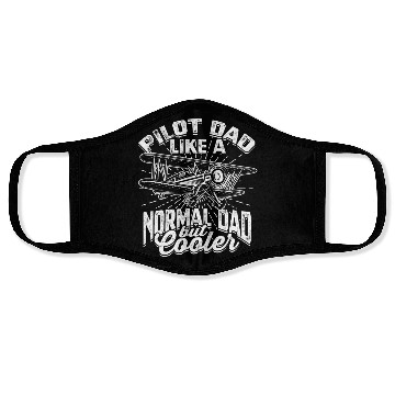 Discover Husband Dad Pilot Legend Plane Aviation Pilot Dad Face Masks